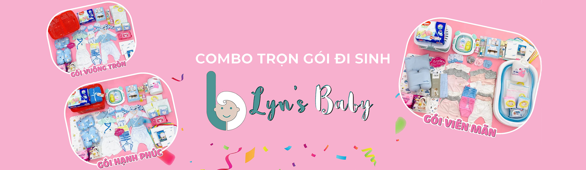 Combo đi sinh banner Lyn's Baby Store